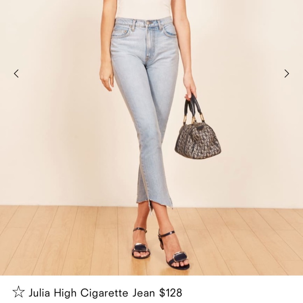 Reformation Julia High Cigarette Jeans - Sz30